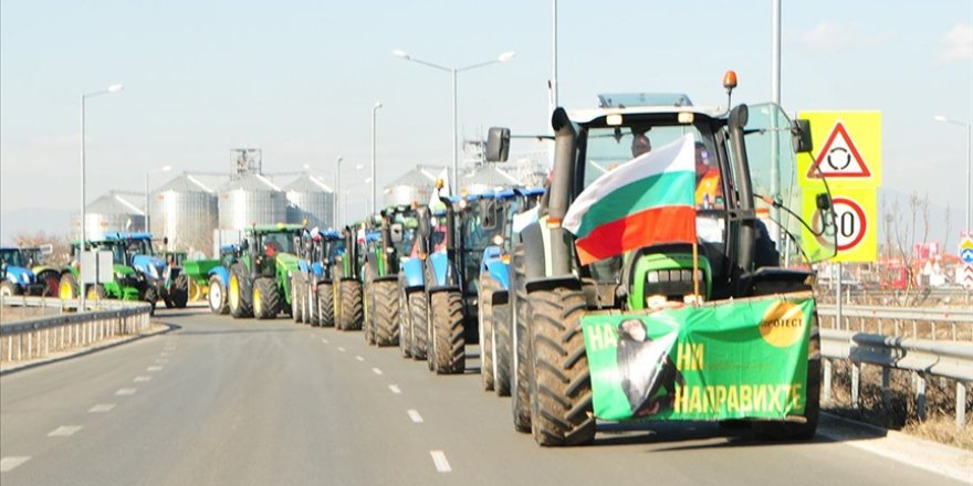 Bulgaristan'da tarım sektörü çalışanları ülke genelinde protestolarını sürdürüyor