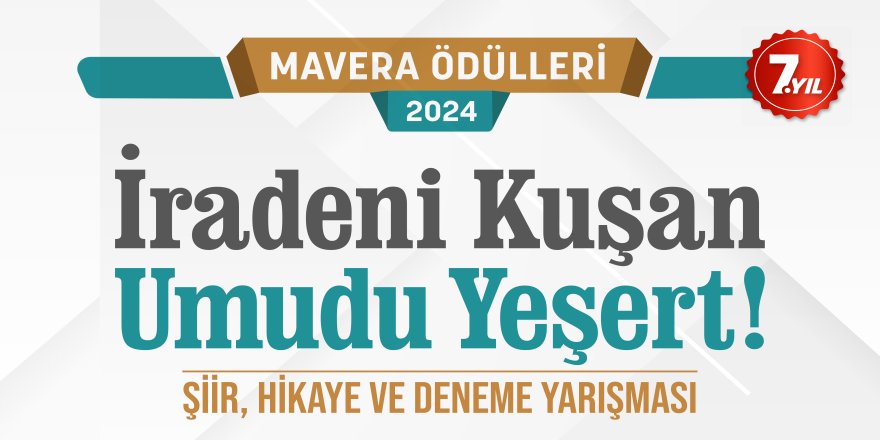 Mavera Ödülleri 2024: Şiir, hikaye ve deneme yarışması