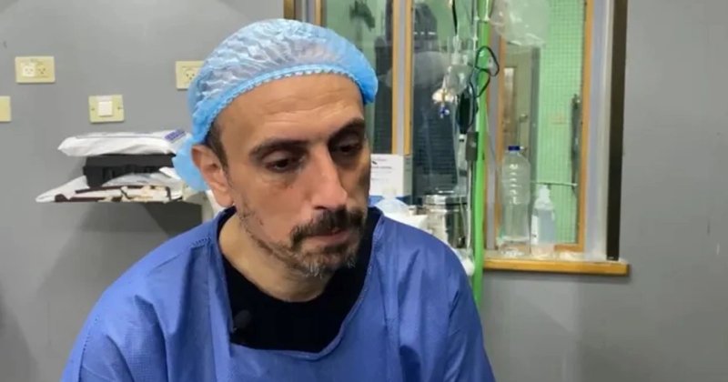 Gazzeli doktor gözyaşları içinde dünyaya seslendi