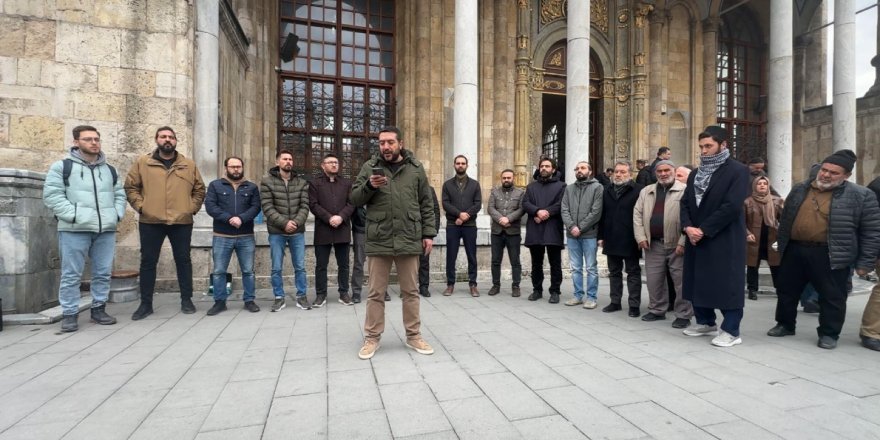 Zalim Sisi'nin idam kararları Konya'da protesto edildi