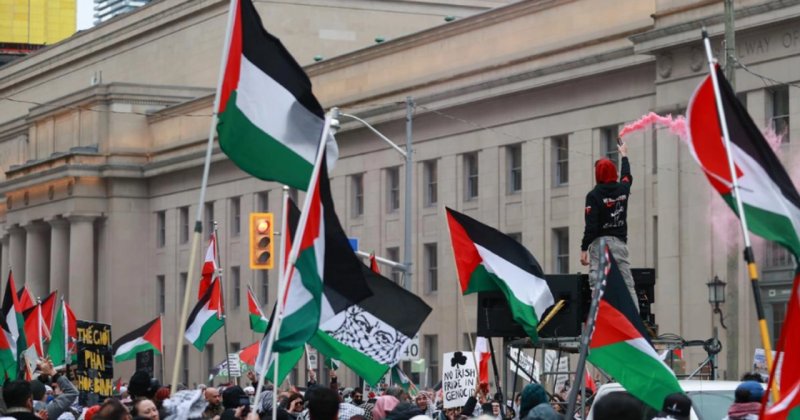 ABD'de Filistin'e destek gösterileri müdahalelere rağmen sürüyor