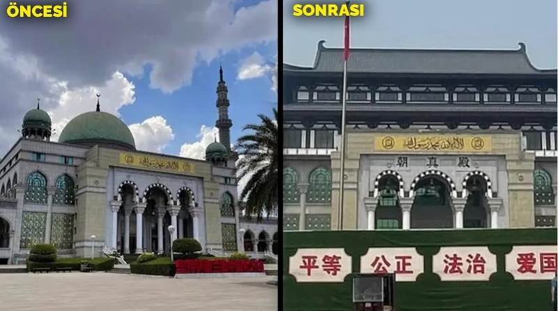 Çin, İslam'ın izlerini tamamen siliyor: Son büyük camii de ‘Çinlileştirildi’