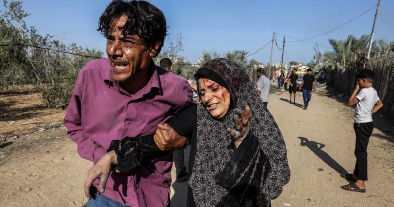 Filistin topraklarını gasbeden fanatik yahudiler, 3 Filistinliyi yaraladı