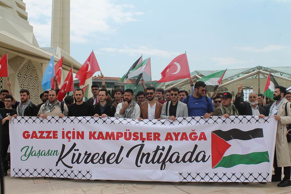 Marmara Üniversitesi öğrencileri: Artık dünyanın dört bir yanı Filistin'dir