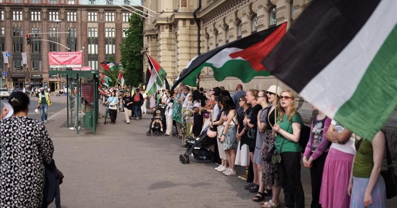 Helsinki Üniversitesindeki Filistin'e destek gösterileri ikinci ayına girdi