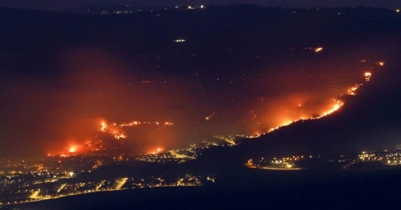 İşgal rejimi yangınları söndürmekte yetersiz kalıyor