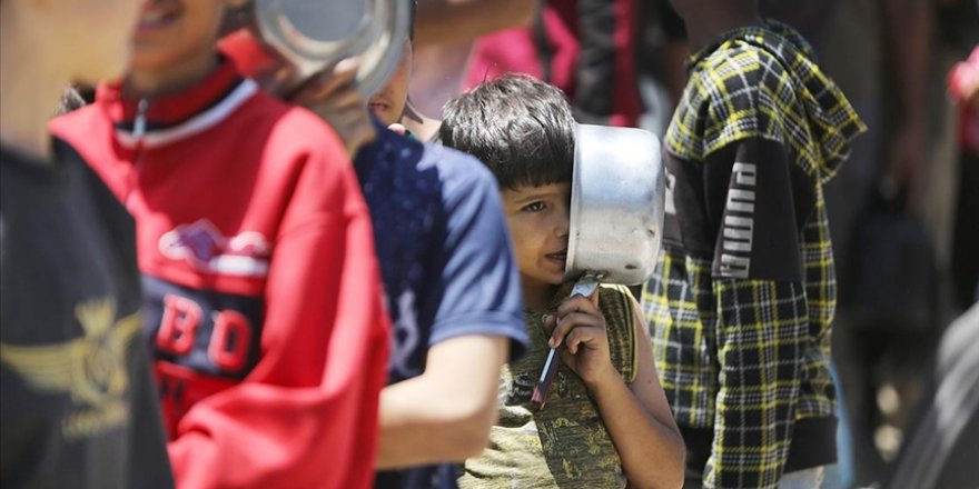 UNICEF: Gazze'de 10 çocuktan 9'u ciddi gıda kıtlığıyla mücadele ediyor