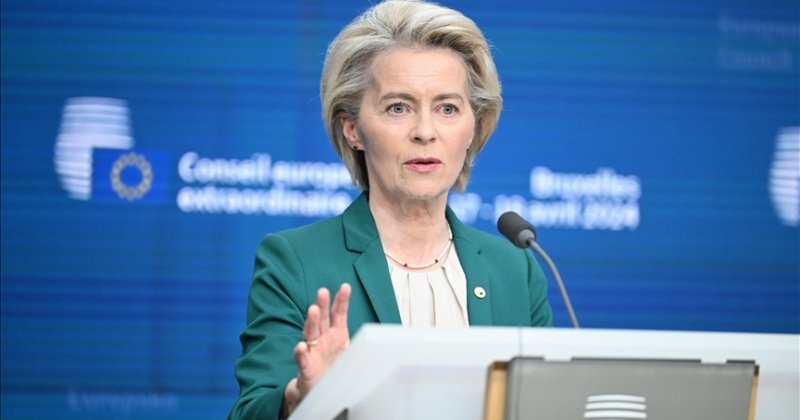 Portekiz'de Filistin destekçileri, AB Komisyonu Başkanı von der Leyen'i protesto etti