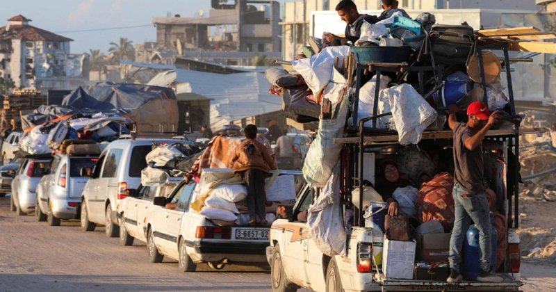 Gazze'nin doğusunda 1 günde 60 bin kişi yerinden edildi