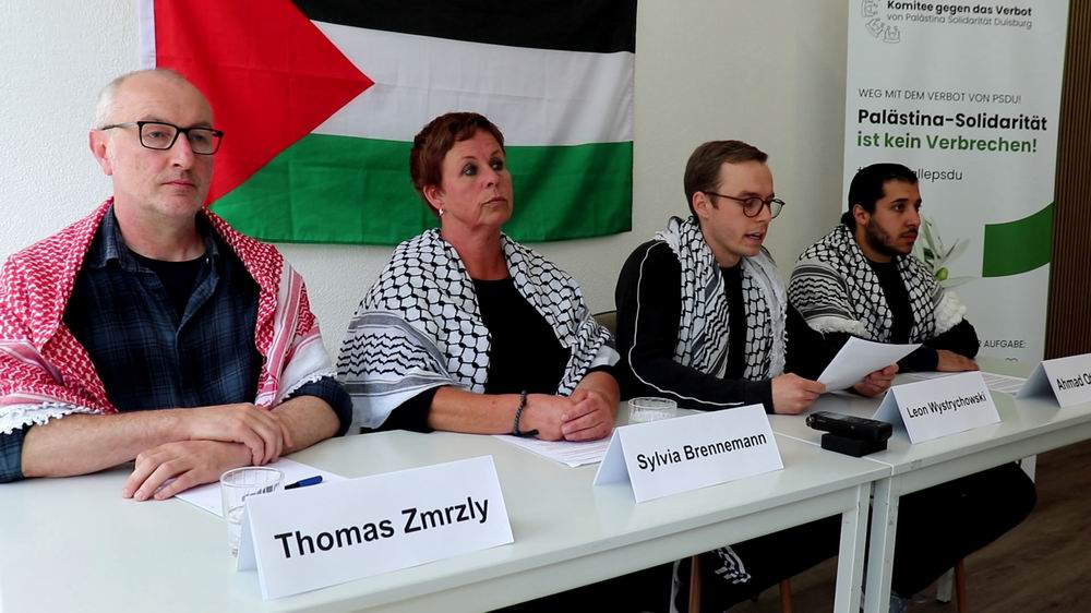Alman devleti Filistin ile her türlü dayanışmaya yönelik baskılarını sürdürüyor