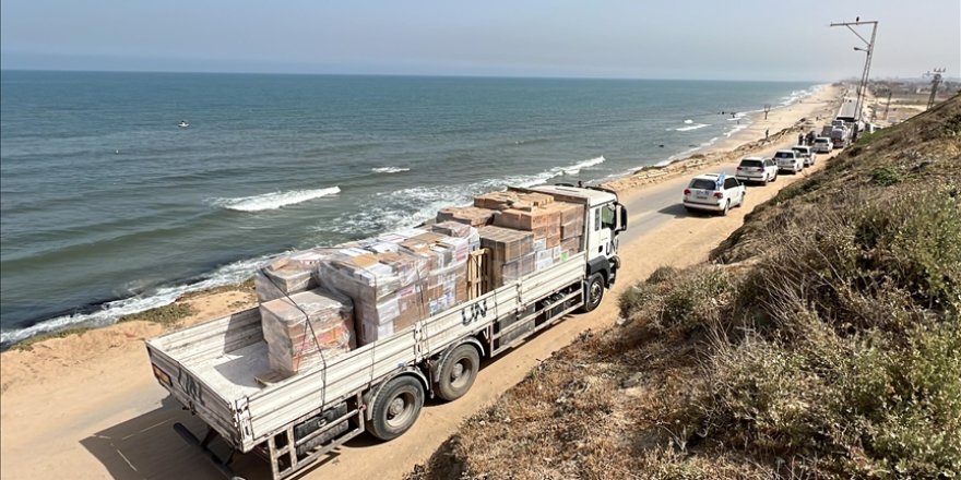 İtalya, Gazze'ye 60 tondan fazla insani yardım gönderdi