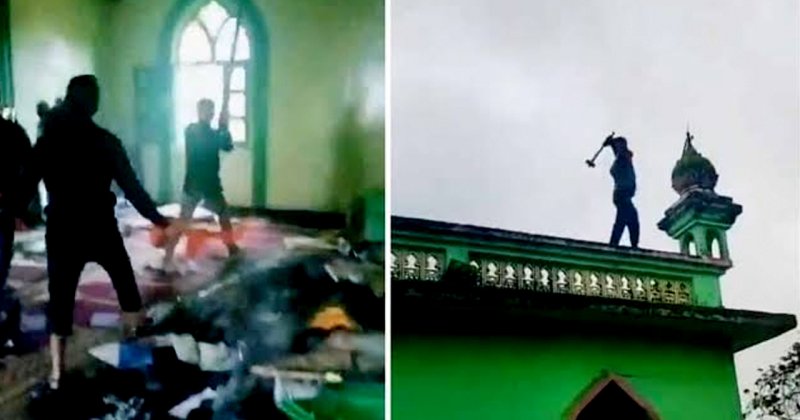 Hindistan'da devlet destekli Hindu çeteler camiye saldırdı