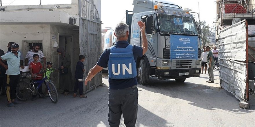 BM: Gazze'de insani yardım çalışanları büyük risklerle mücadele etmeye devam ediyor