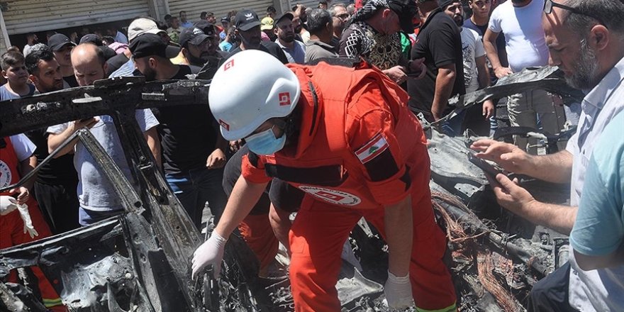 İşgal güçleri, Lübnan'ın güneyinde bir araca ve motosiklete hava saldırısı düzenledi