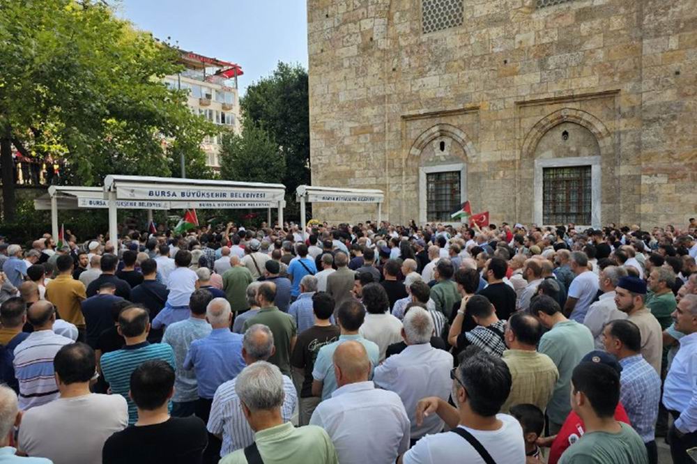 Bursa’da şehit Heniyye suikastı protesto edildi