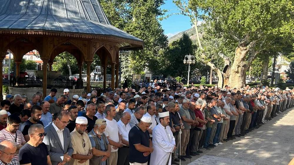 Amasya’da Gazze şehitleri için gıyabi cenaze namazı