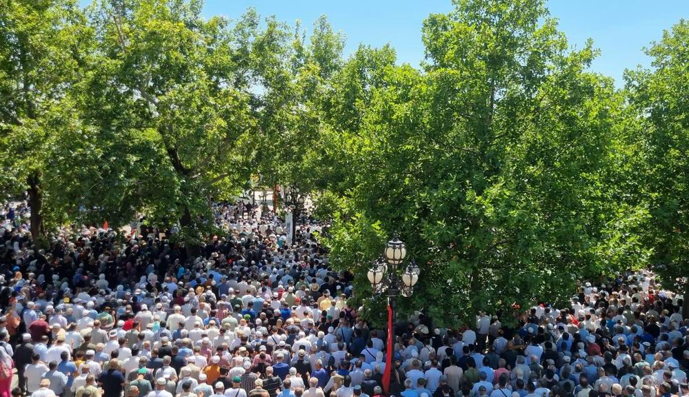 Ankara’da binlerce kişi şehit Heniyye’nin gıyabi cenaze namazında saf tuttu