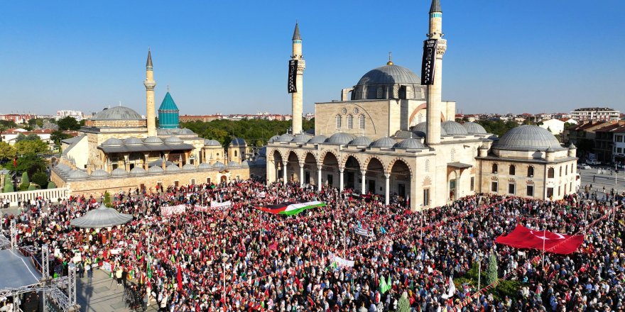 Şehid Heniyye'nin çağrısı Konya'da yankı buldu