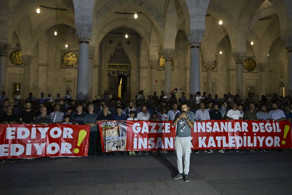 Katil İsrail’in Et-Tabiin Okulu katliamı Ankara’da lanetlendi!