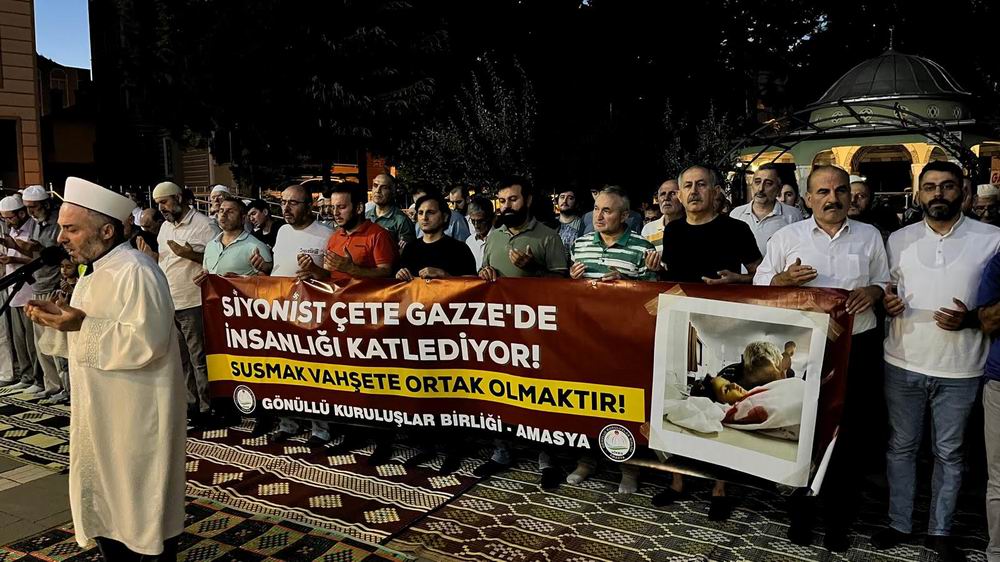 Amasya’da Gazze İçin Kunut duası yapıldı