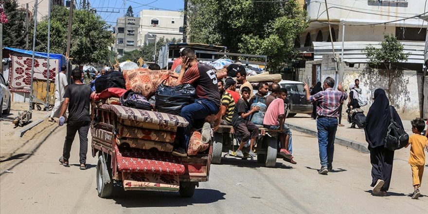 İşgalci İsrail ordusu, Gazze'nin orta kesimindeki pek çok bölge için tahliye kararı çıkardı