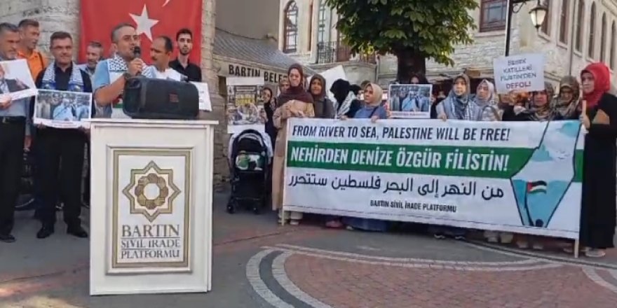 55 yıl önce Mescid-i Aksa’yı yakmaya çalışan siyonist vahşet Bartın’da tel’in edildi