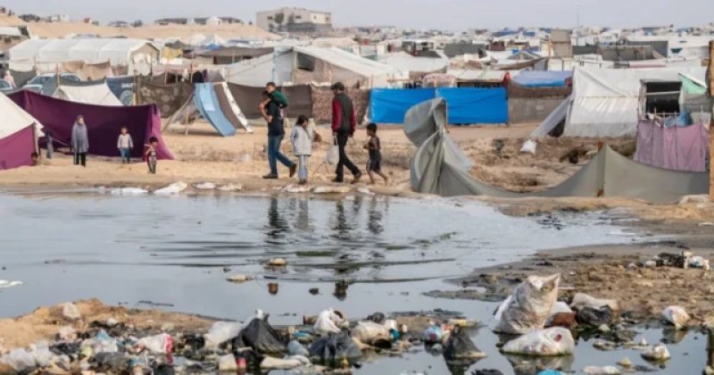 Gazze Şeridi'nde kirli su felaketi yaşanıyor