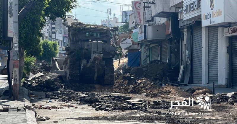 Batı Şeria'da yollar ve alt yapılar ciddi şekilde tahrip edildi