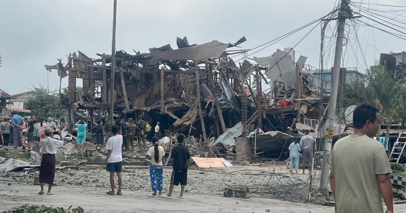 Myanmar'da cunta güçlerinin düzenlediği hava saldırısında 11 sivil öldü