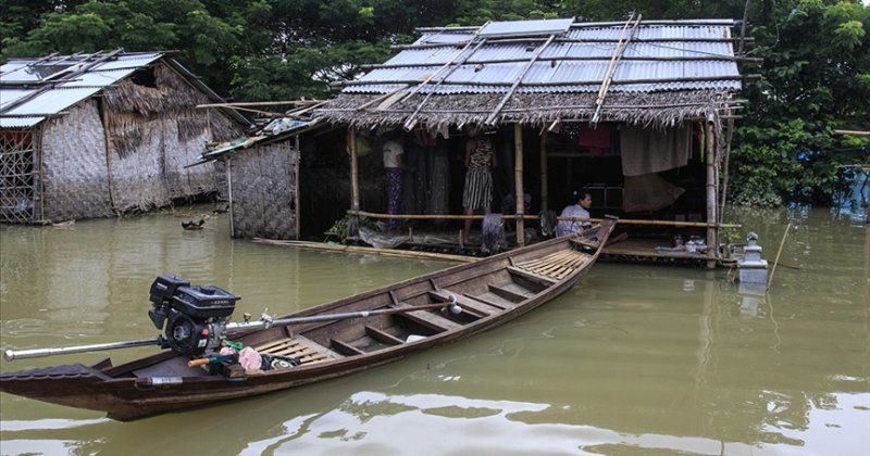 Myanmar'da şiddetli yağışların yol açtığı sellerde ölenlerin sayısı 66'ya çıktı