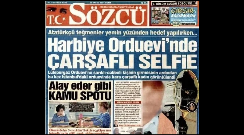 Asker annesini hedef gösteren darbe özlemcisi Sözcü gazetesine tepki