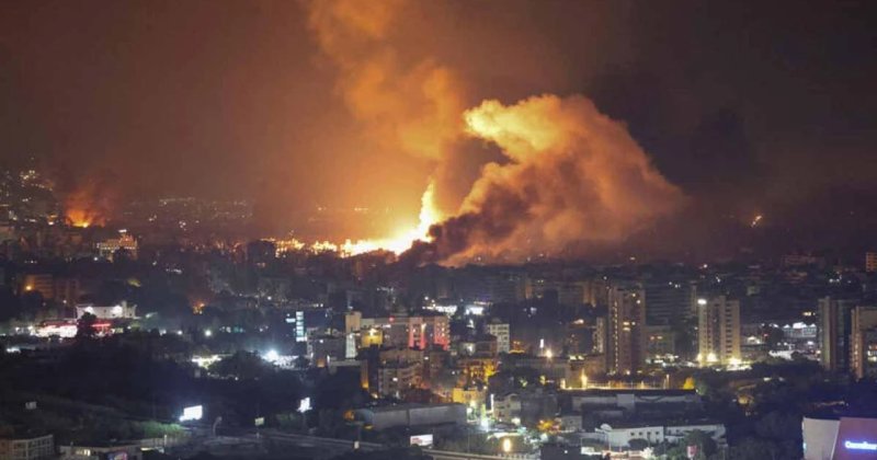 İşgal rejimi Beyrut'un güneyine 40'tan fazla saldırı düzenledi