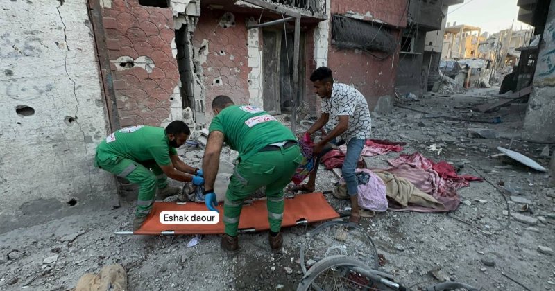 Siyonistler Gazze'nin kuzeyini terketmeyenlere bomba yağdırıyor