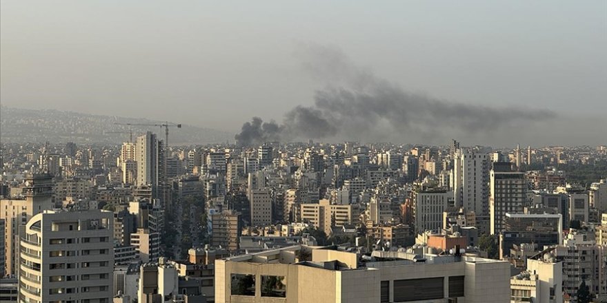 Siyonist İsrail, Beyrut'un güneyine hava saldırısı düzenledi