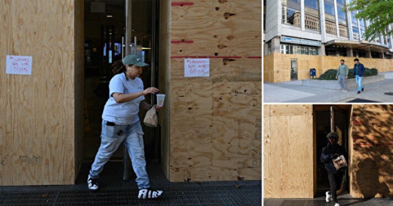 ABD'de dükkanları seçim sonrası yağma korkusu sardı