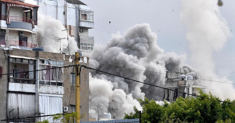 İşgal ordusu Beyrut'un güneyine 6 hava saldırısı düzenledi