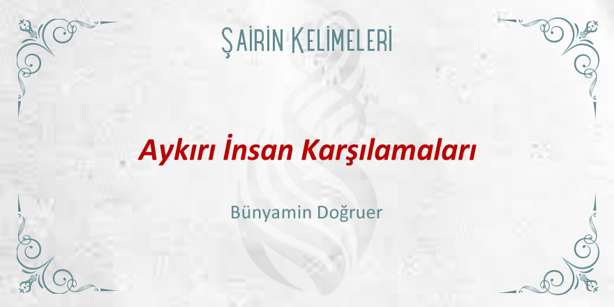 Aykırı insan karşılamaları