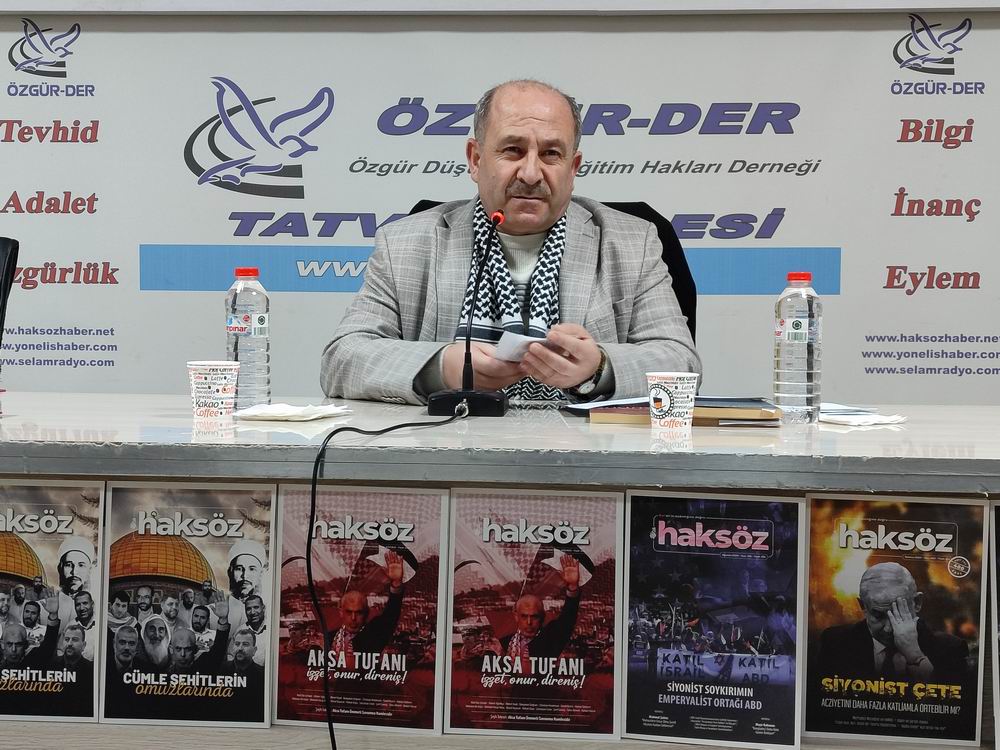 Tatvan'da "Filistin davası ve İsrail sorunu" semineri yapıldı