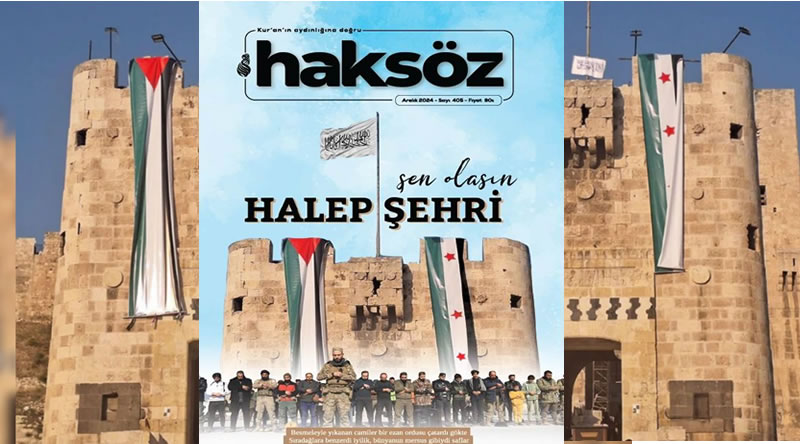 Haksöz dergisinin Aralık 2024 sayısı çıktı