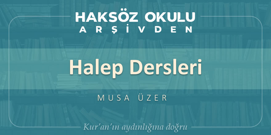 Halep dersleri