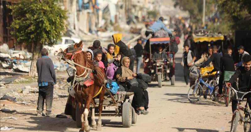 Siyonistler Gazzelileri yine göçe mahkum ediyor