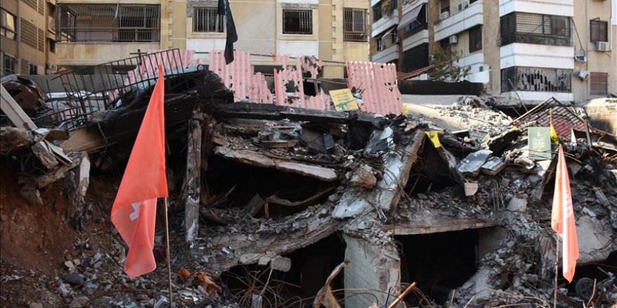 Beyrut'un Dahiye bölgesinde 2 ay süren İsrail saldırılarından geriye yüzlerce yıkık bina kaldı