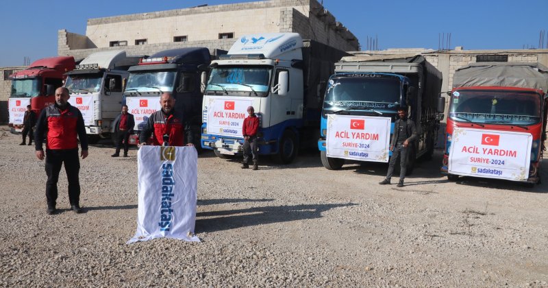 Sadakataşı’ndan Suriye’ye insani yardım konvoyu