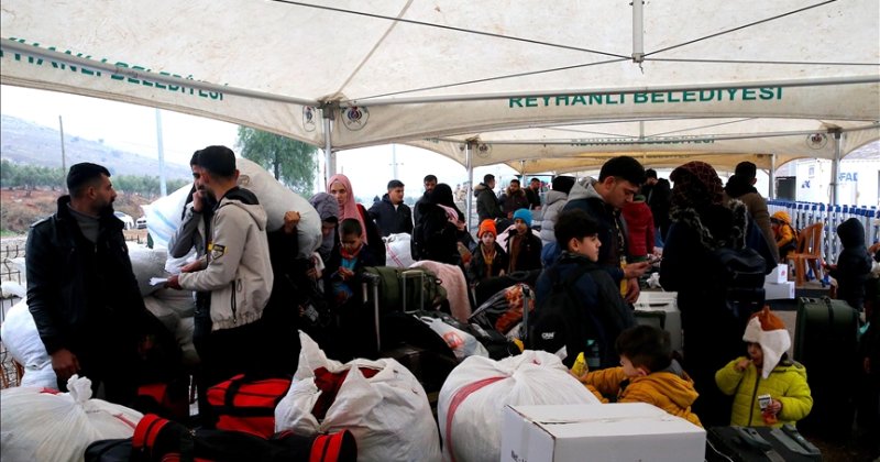 Suriyelilerin Hatay'daki sınır kapılarından ülkelerine dönüşü sürüyor