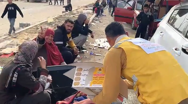 Özgür-Der, Kuzey Gazze’ye dönen onurlu kardeşlerimizi karşılıyor