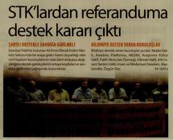 STKlardan Referanduma Destek Kararı Çıktı