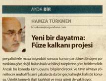 Yeni Bir Dayatma: Füze Kalkanı Projesi