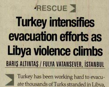 Turkey Intensifies Evacuation Efforts As Libya Violence Climbs