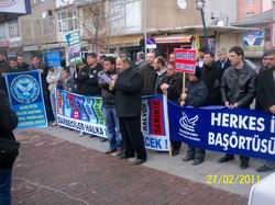 28 Şubat Darbesine Tatvandan Protesto