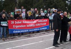 28 Şubat Sakarya’da Protesto Edildi